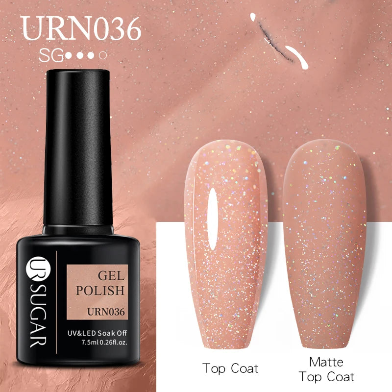 UR SUGAR Jelly Nail Extension Gel – Clear, Nude & Milky White Shades for Chic DIY Manicures