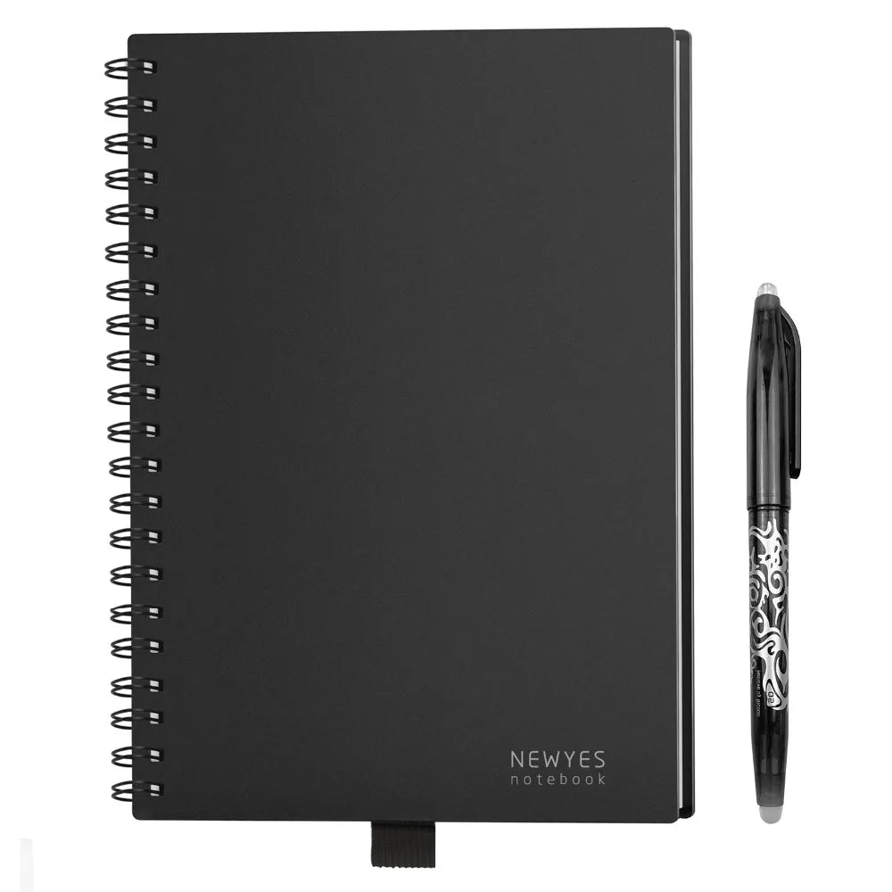 Smart Reusable Notebook – Erasable Lined Journal with Pen for School, Office & Creative Notes