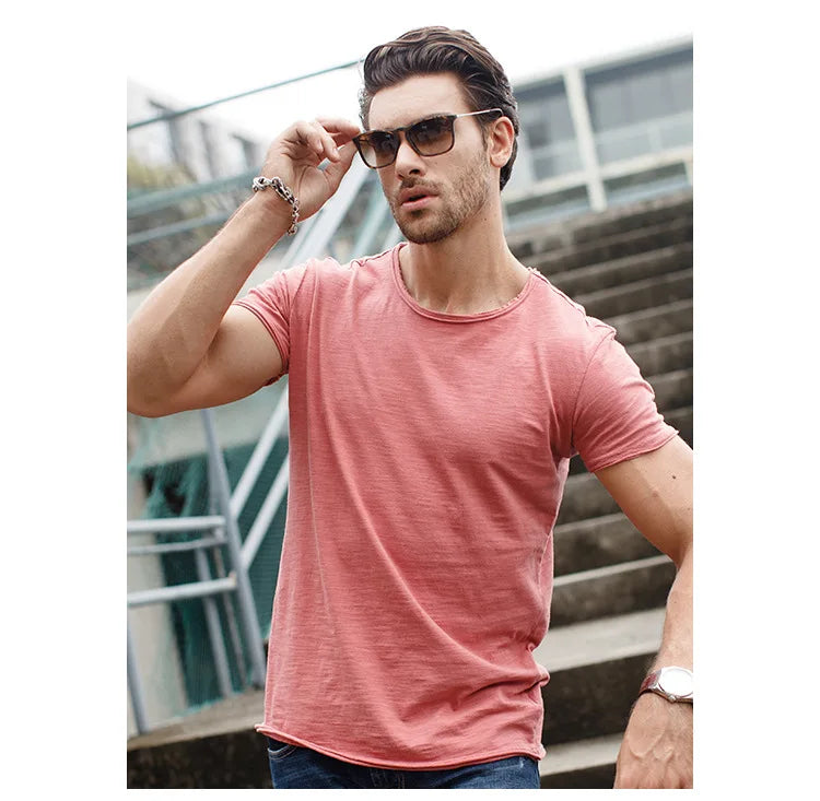 Men’s Cotton Tee – Soft, Casual & Made for Summer Chill!