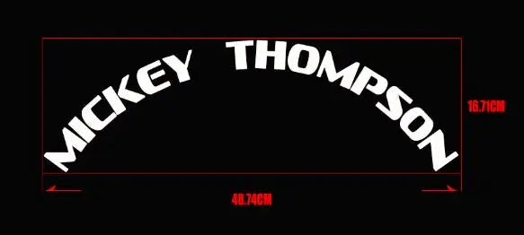 8pcs Car Tire Decals Car Tuning Universal 3D Permanent PVC Conjoined Letter Decals kit