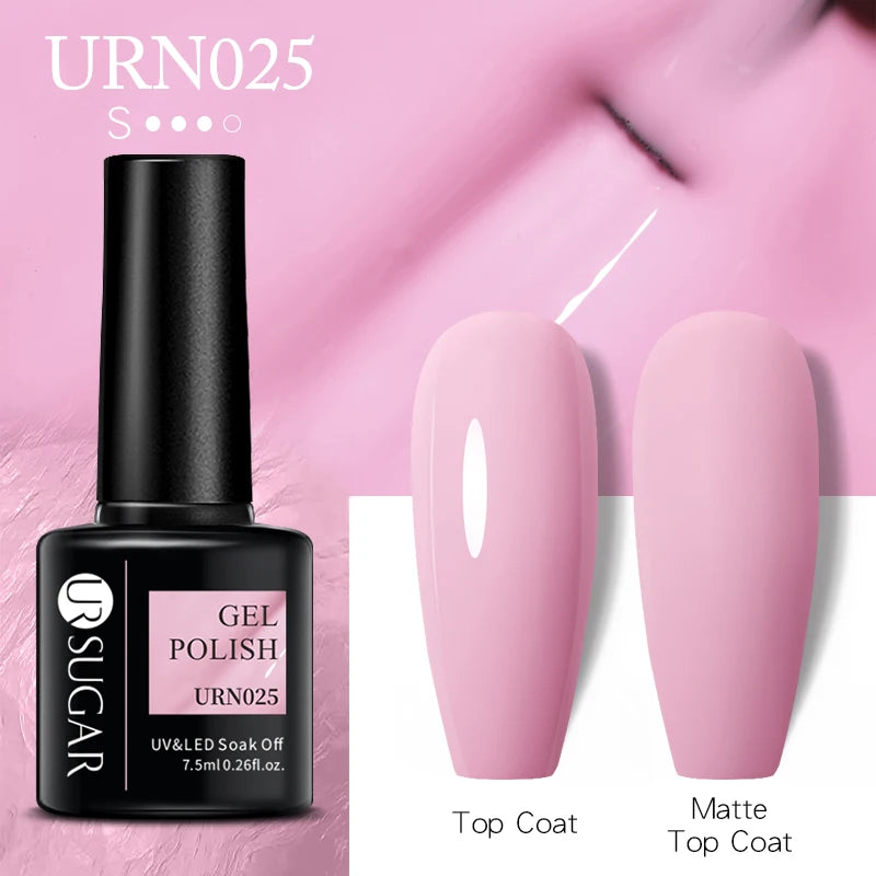 UR SUGAR Jelly Nail Extension Gel – Clear, Nude & Milky White Shades for Chic DIY Manicures