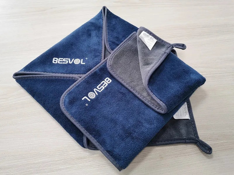 Coral fleece  Car Cleaning Cloths,  800gsm  Car Drying Towel Microfiber Cloth for Car and Home Polishing Washing and Detailing