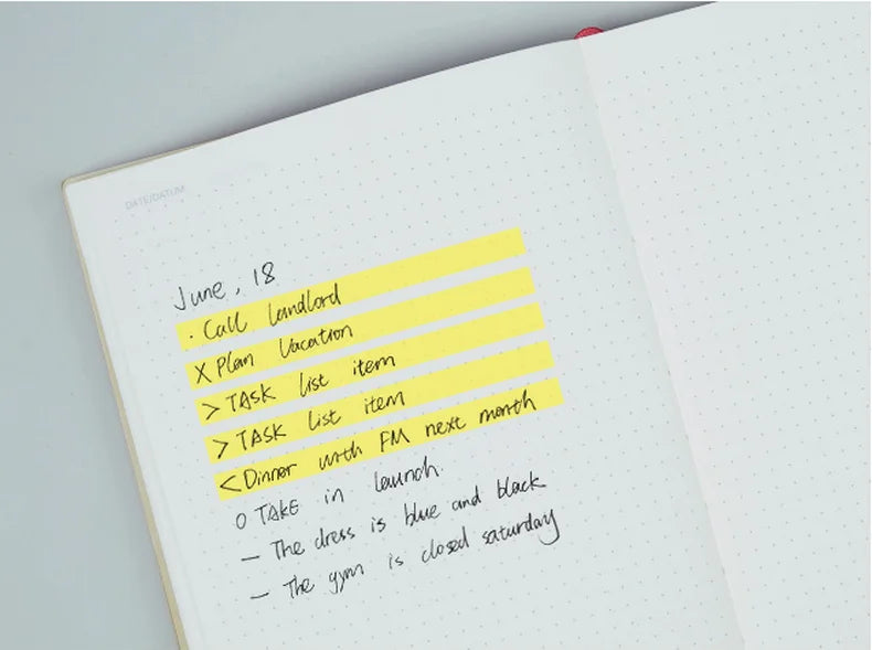 Duotone A5 Bullet Dotted Journal – Soft Cover Planner & Diary for Creative Organization