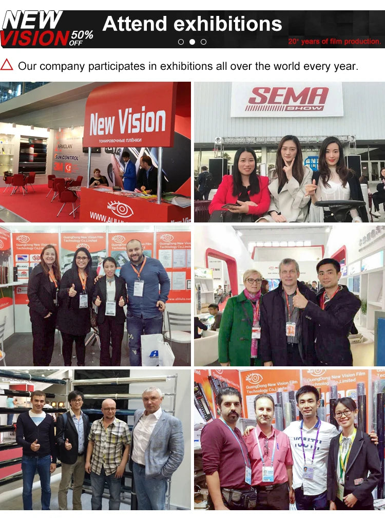 50cmX300cm IR80% UV99% Anti-glare UV Protection High Quality Nano Ceramic Solar Car Window Tint Film