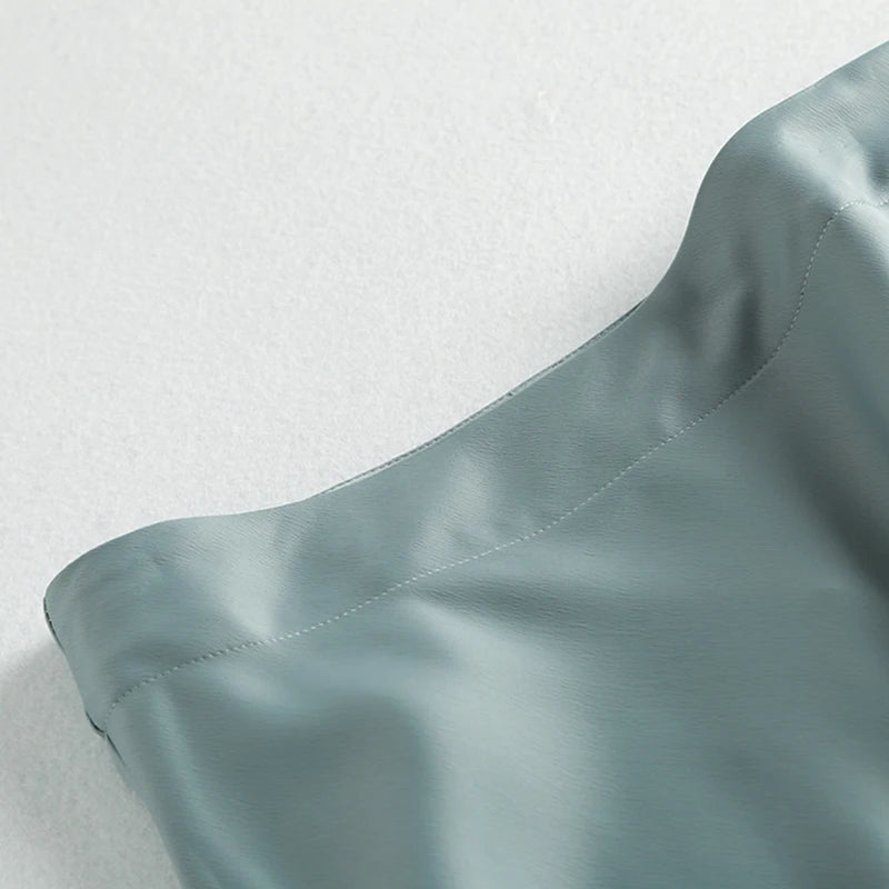 Summer Faldas Mujer Moda Midi Skirts Womens England Office Lady Satin High Waist Simple Elegant Long Skirt Women