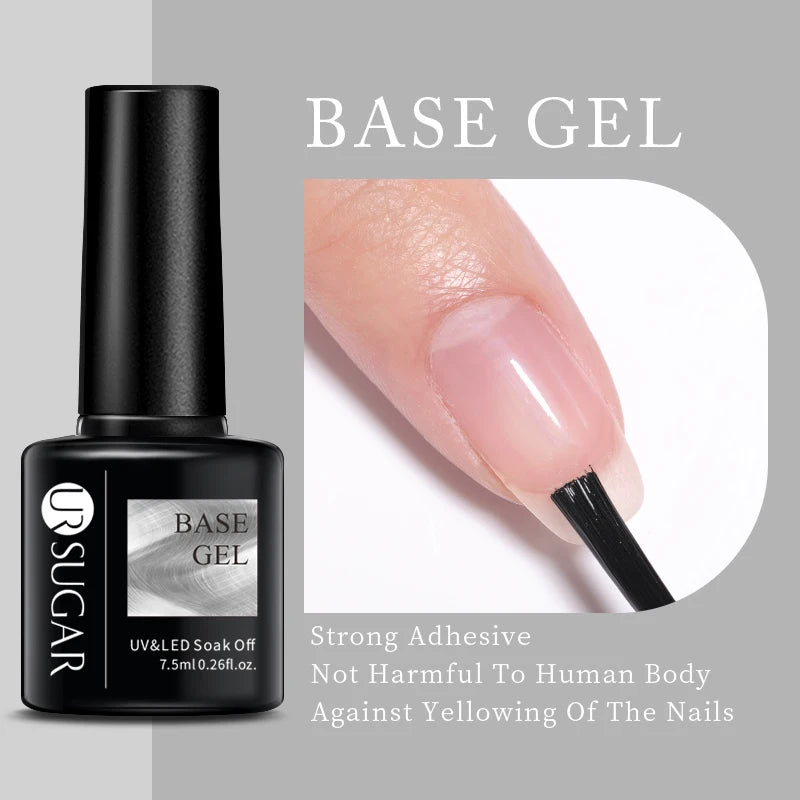 UR SUGAR Jelly Nail Extension Gel – Clear, Nude & Milky White Shades for Chic DIY Manicures