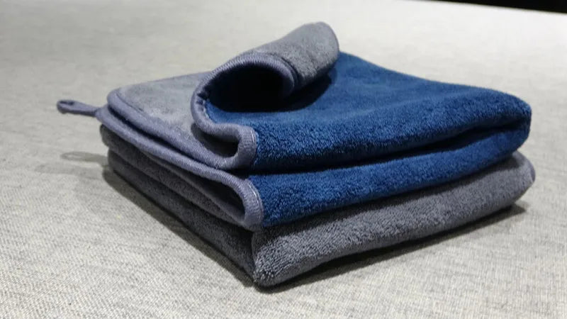 Coral fleece  Car Cleaning Cloths,  800gsm  Car Drying Towel Microfiber Cloth for Car and Home Polishing Washing and Detailing