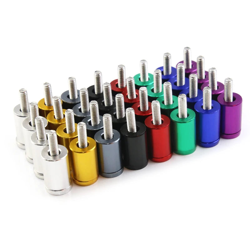 Universal Racing Aluminum 1" Billet Hood Vent Spacer Riser Kits For All Turbo / Engine/Motor Swap 6mm