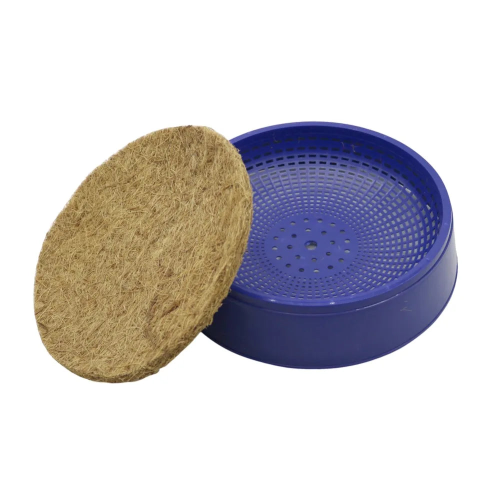 Birdcage Bird's Nest Pigeon Nest&Mat Dehumidification Breathable Birds Supply Natural Fiber Grass Basin Supply Breeding Bowl 1Pc