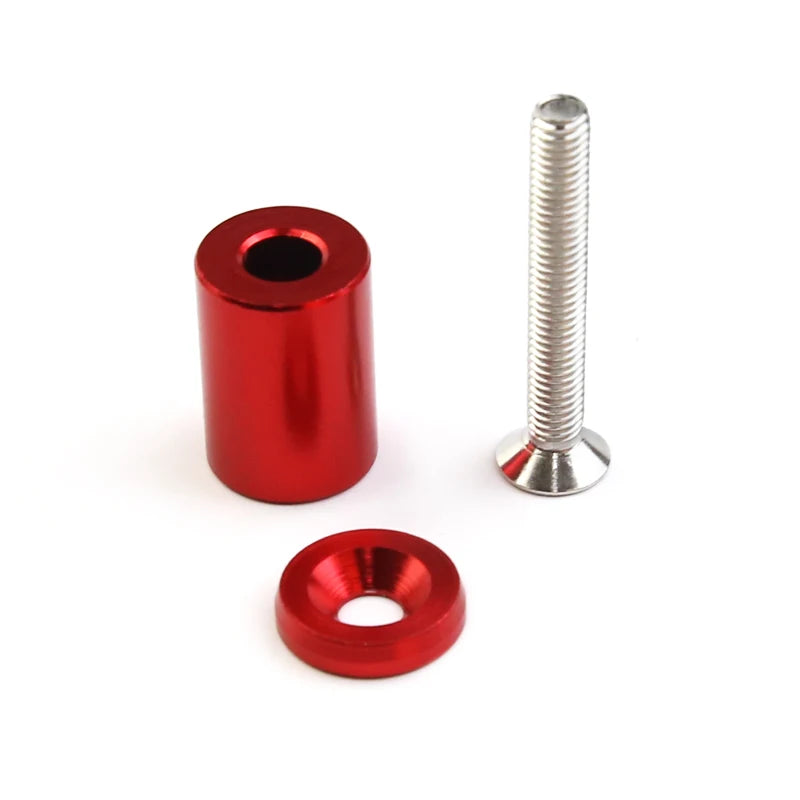 Universal Racing Aluminum 1" Billet Hood Vent Spacer Riser Kits For All Turbo / Engine/Motor Swap 6mm