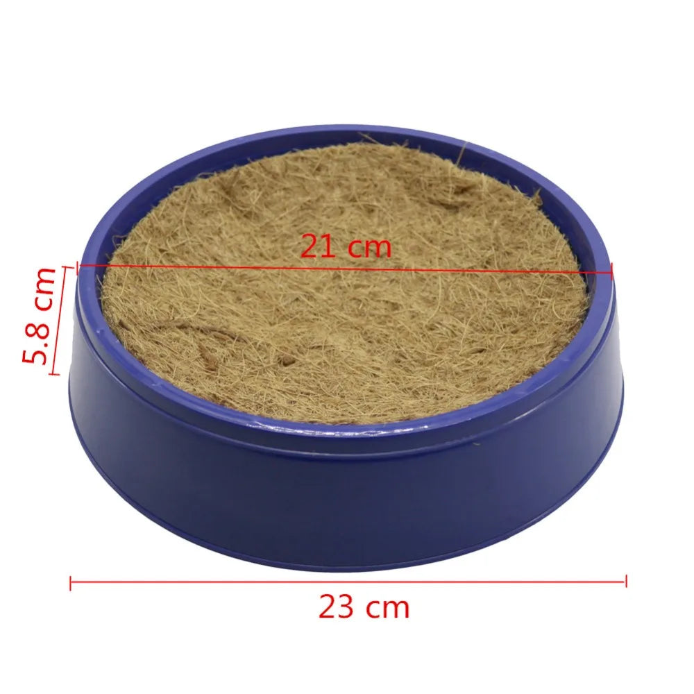 Birdcage Bird's Nest Pigeon Nest&Mat Dehumidification Breathable Birds Supply Natural Fiber Grass Basin Supply Breeding Bowl 1Pc