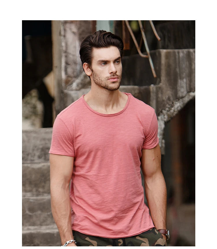 Men’s Cotton Tee – Soft, Casual & Made for Summer Chill!