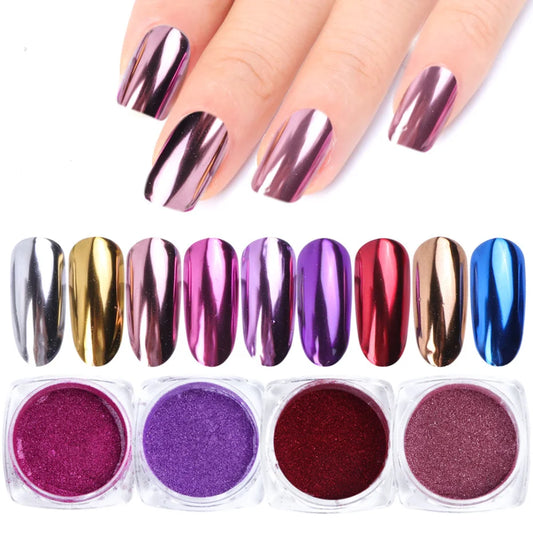 Gilded Gleam – Premium Chrome Flake Pigment Powder