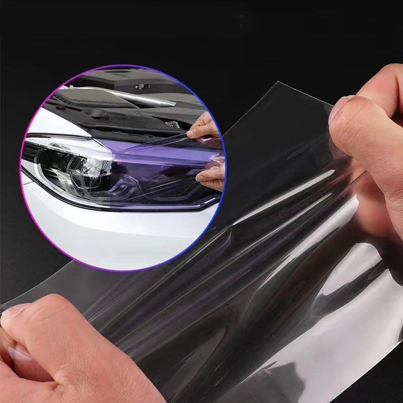 60 50CM 40CM 30CM Car Styling PPF TPU Smart Photochromic Headlight Protection Film Color-Changing Self-healing Anti-scratch Film