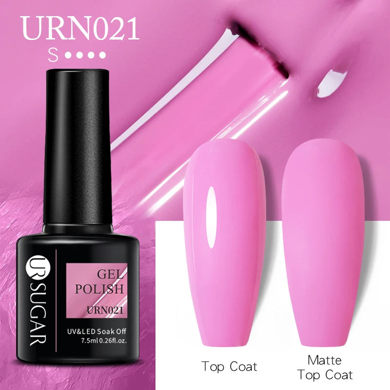 UR SUGAR Jelly Nail Extension Gel – Clear, Nude & Milky White Shades for Chic DIY Manicures