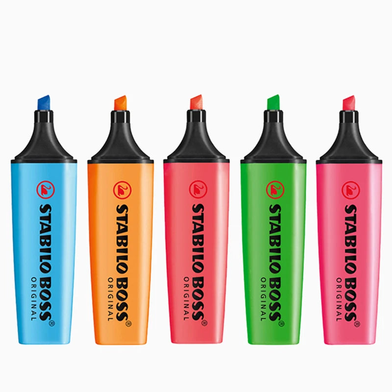 German Stabilo 70 Boss Highlighter Candy Color Hand Account Water-based Boss Student Signature Office 9 Colors Available