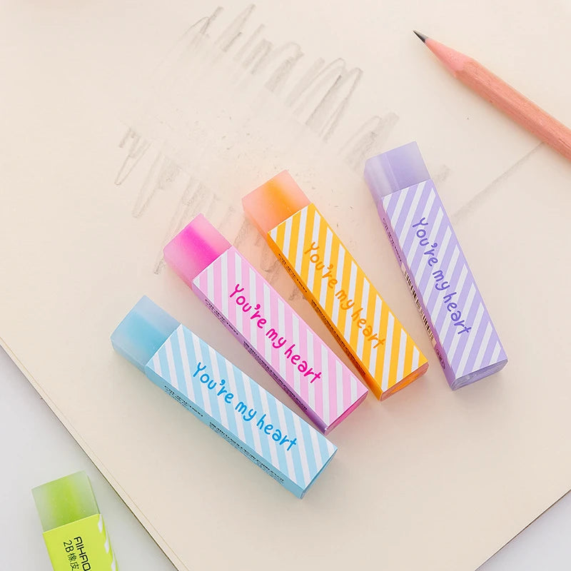 Candy Erasers – Soft, Kawaii & Easy-Clean Rubber for School, Office & Creative Stationery Fans