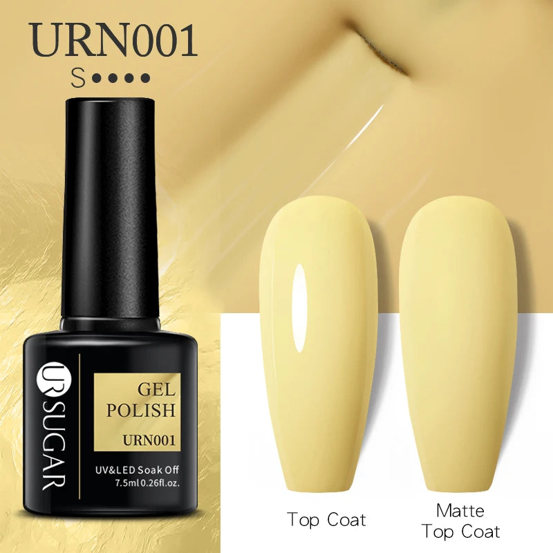 UR SUGAR Jelly Nail Extension Gel – Clear, Nude & Milky White Shades for Chic DIY Manicures