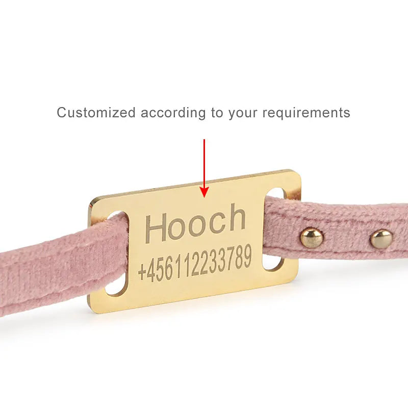 Anti-Lost Pet ID Card Accessories Customize Dog Tag Name Phone Engraved Big Dog Collar Nameplate Personalized Puppy For Cat