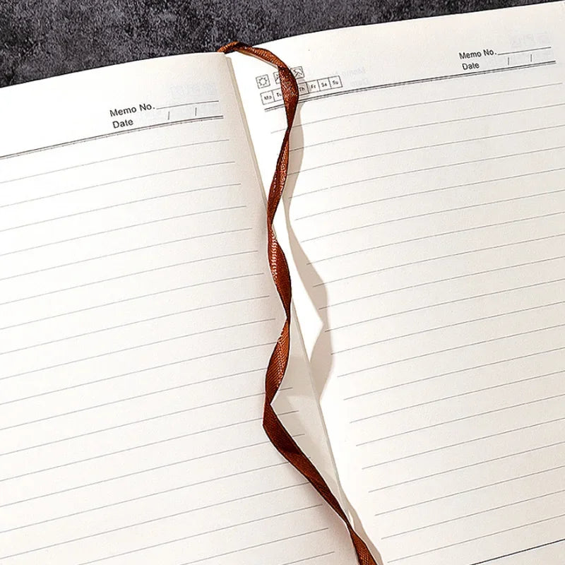 A5 Soft Leather Notebook with 120 Inner Pages, Waterproof Cover and Comfortable Touch