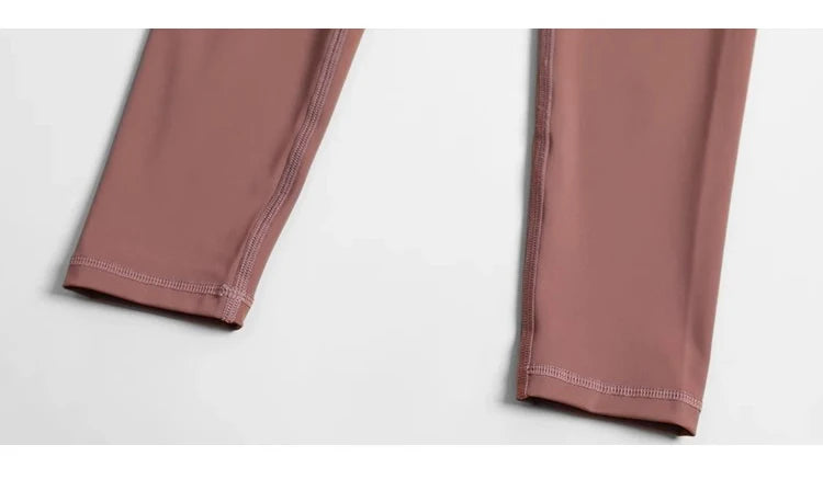 Nude Fabric High Waist Yoga Leggings Sexy Glamorous Butt Leggings Yoga Pants Gym Leggings