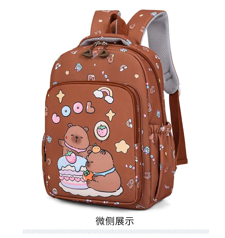 Capybara Cutie Backpack Set – Snuggle-Ready Style for Happy School Days!