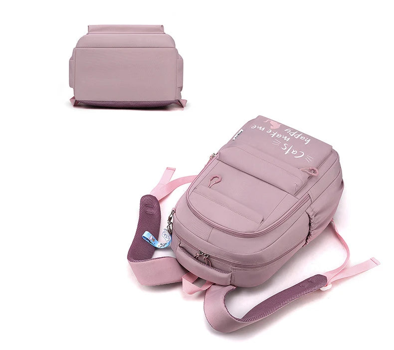 Pink Dream School Bag – Stylish & Spacious Backpack for Girls of All Ages!