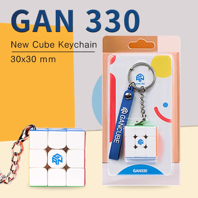 [JudyCube] GAN 328 Mini Keychain Cube 3x3x3 Puzzle Magic Cube GAN328 Mini Children's Gifts GAN 330 Speed Cube Key buckle
