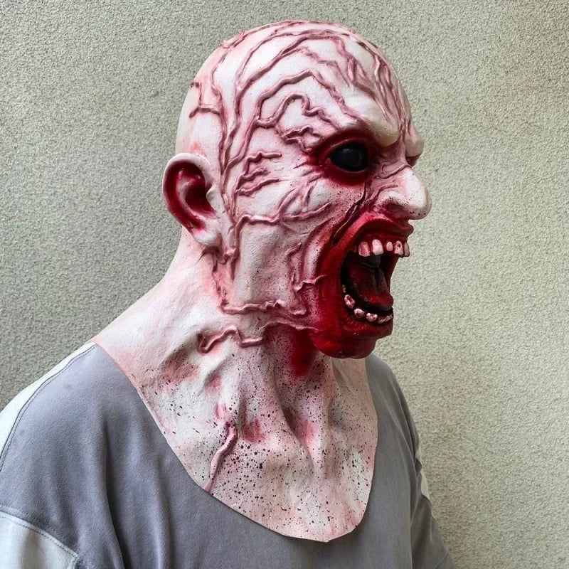 Halloween Horror Mask Zombie Latex Masks Party Cosplay Bloody Disgusting Rot Face Scary Masque Masquerade Mascara Terror Masker