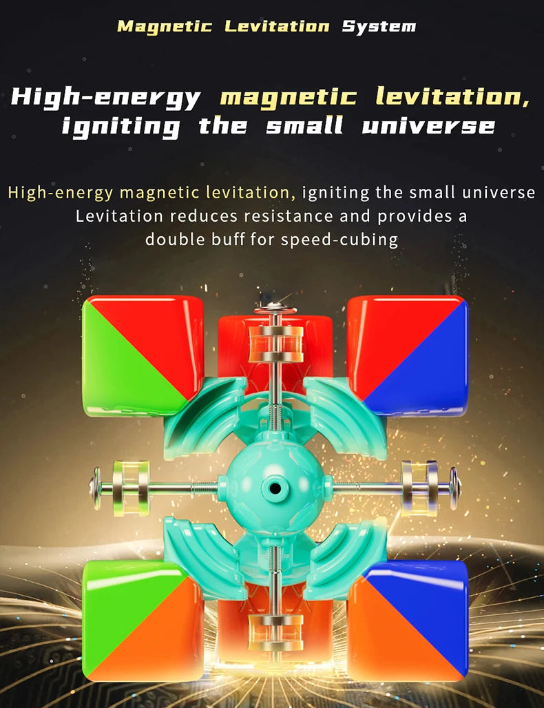 NEW 2023 MoYu RS3M V5 3X3 Magnetic Magic Speed Cube Stickerless Professional Fidget Toys RS3 M V5 Cubo Magico Puzzle