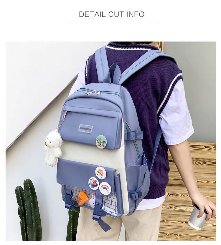 Mega School Backpack Set – Bold, Roomy & Class-Ready!