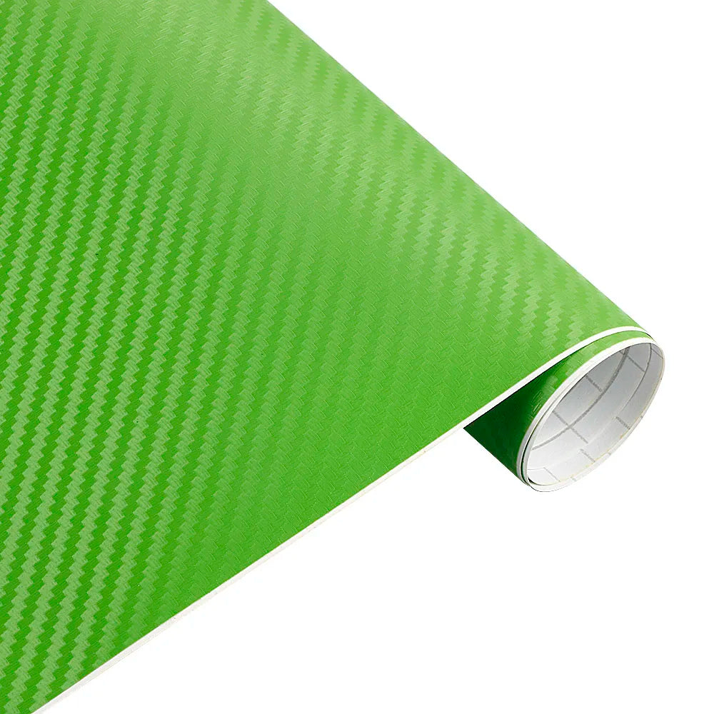30*127cm Car Stickers and Decals 3D Carbon Fiber Vinyl Wrap Sheet Roll Protective Custom Film Auto Styling Exterior Accessories