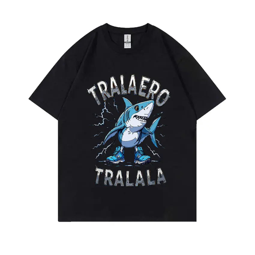 Italian Brainrot Funny Meme T-shirt Tralalero Tralala Tung Tung Tung Sahur Brr Brr Patapim Bombardiro Crocodilo Graphic T Shirts
