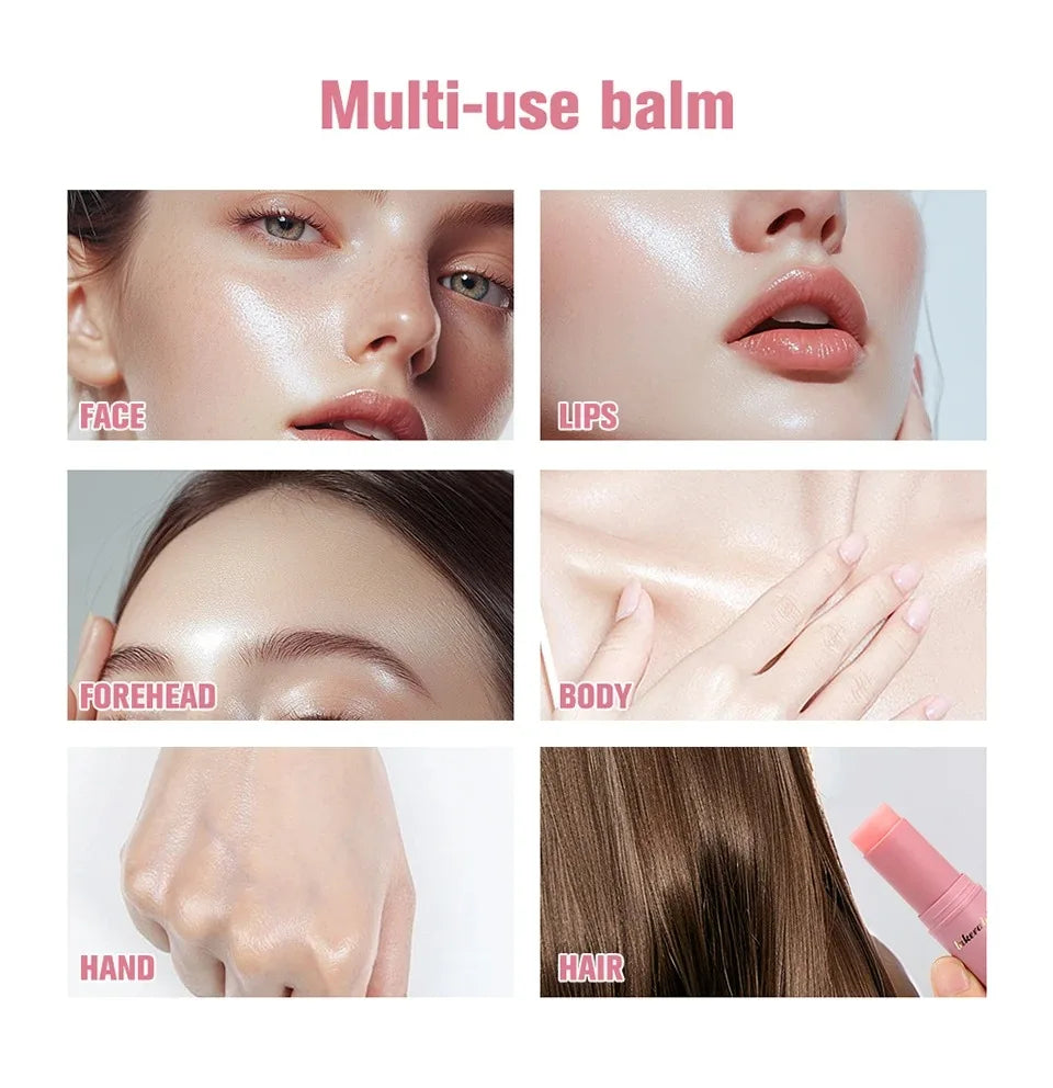 Korean Bounce Multi Balm Collagen Pink Stick Wrinkle Bounce Balm Multi Cream Dull Cosmetics Skin Care