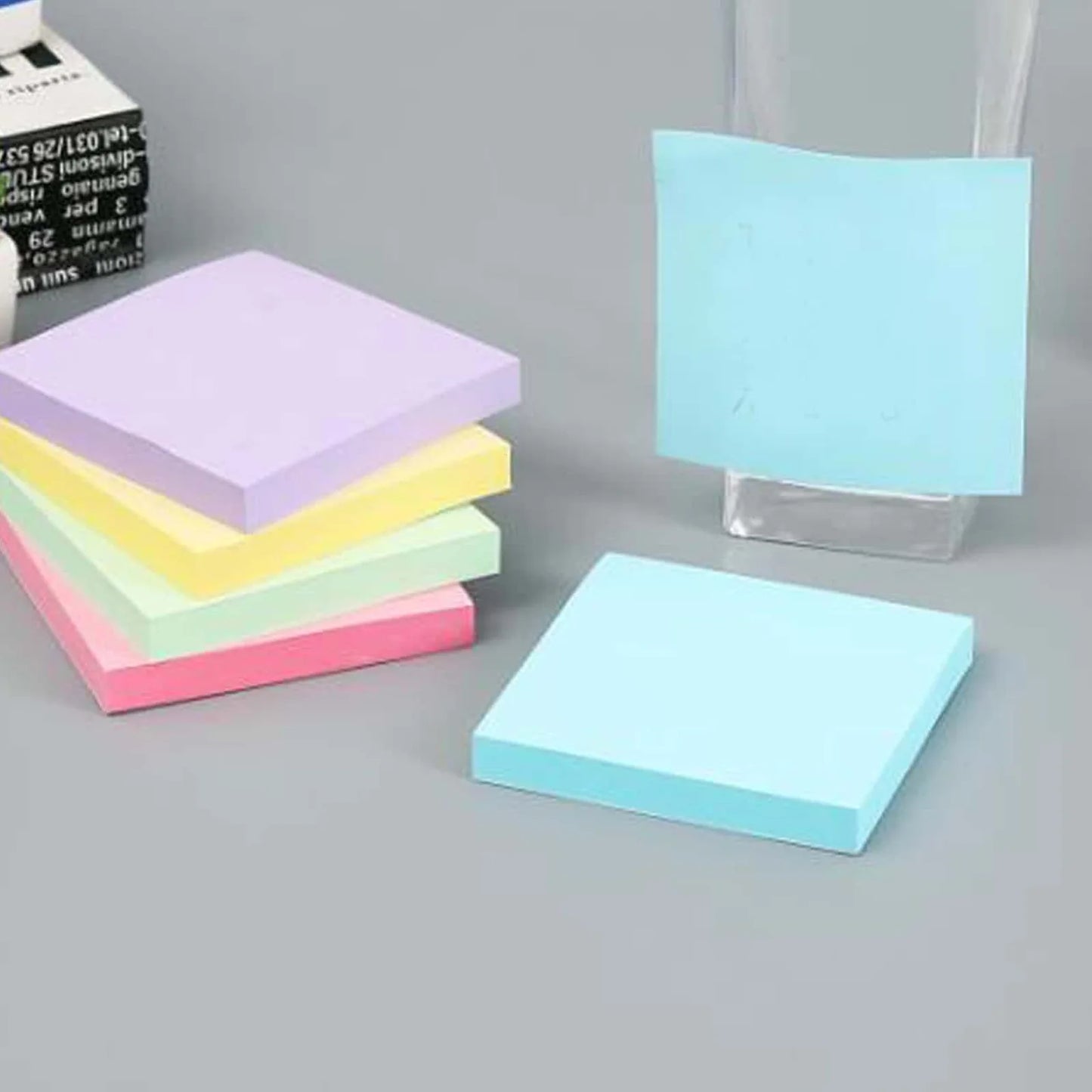 Kawaii Sticky Notes Set – 6 Colors, 300 Sheets 3" Memo Pads for School, Office & Creative Stationery Lovers