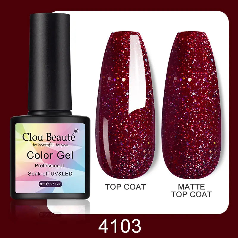 Clou Beaute Color Pop – 8ml Gel Varnish for Bold, Long-Lasting Nail Art (UV/LED Cure)