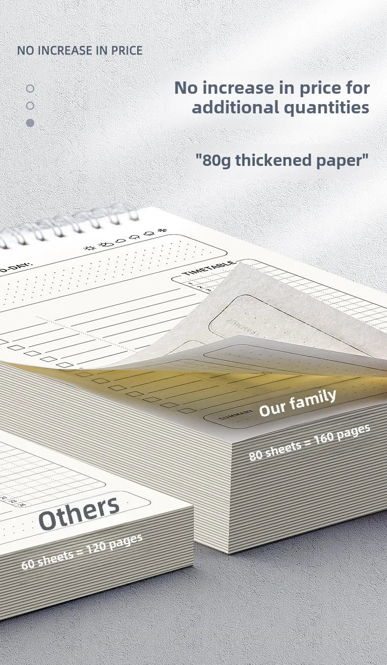 Clearance_Elementary School Student Summer Vacation Daily Planner Notebook_Continuous updates