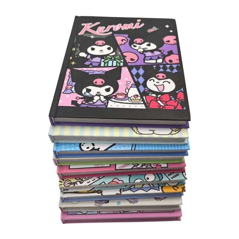 Hello Kitty x Hangyodon A5 Notebook – Full-Color Cartoon Journal with Hard Cover & Kawaii Vibes