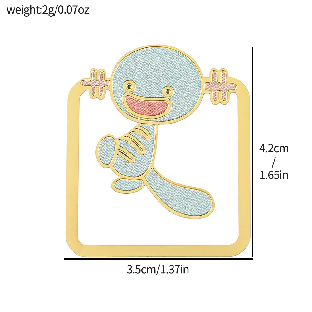 Cute Pokémon Bookmarks – 3D Cartoon Page Markers for Kids, Fans & Stationery Collectors