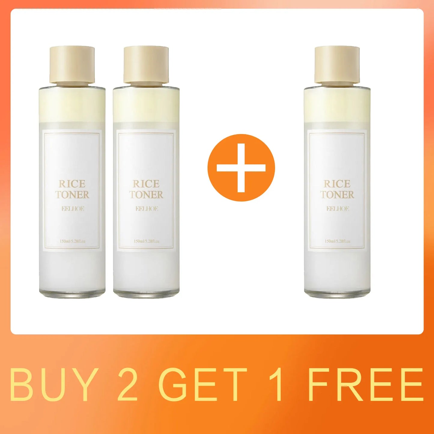 EELHOE Rice Toner for Face Brightening Serum Oil Control Moisturizing Facial Smooth Sensitive Skin Care Pore Shrinking Essence