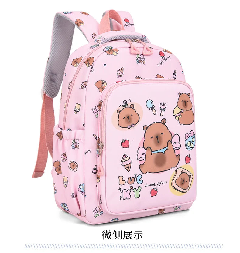 Capybara Cutie Backpack Set – Snuggle-Ready Style for Happy School Days!