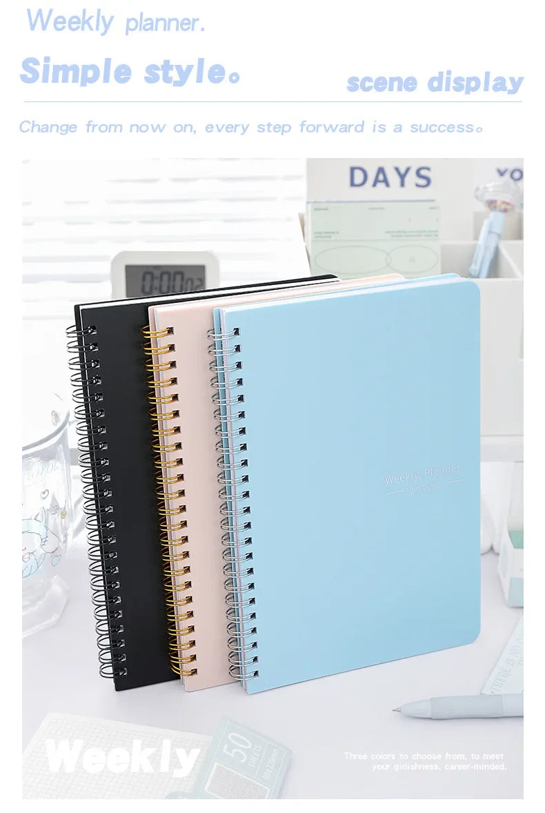 2024 Weekly Planner Agenda Notepad A5 Notebook 52 Weekly Planner Schedule Stationery School Office Supplies Stationery