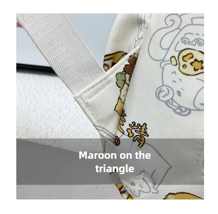 Capybara Campus Buddy – Kawaii Cartoon Laptop Backpack with Room to Spare!