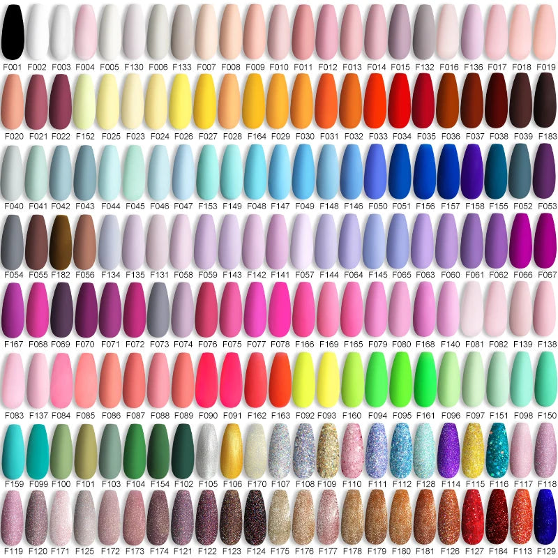 LILYCUTE Color Explosion – 184 Shades of Long-Lasting Gel Polish with Red Glitter Magic