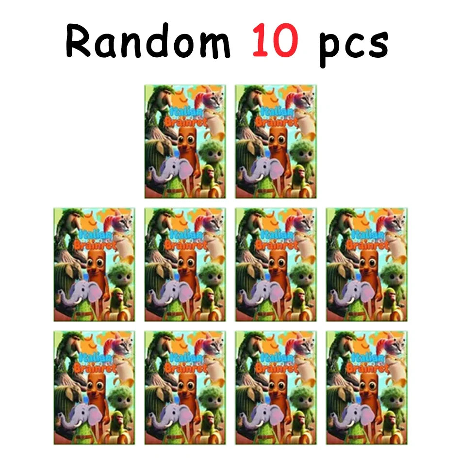 Italian Brainrot Figurines 2025 New 8PCS 3.5inch tralero Tralala Desktop Decoration, Tung Tung Sahur Brainrot, Collectible Anima