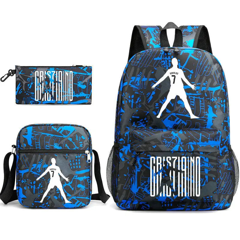 CR7 Triple Pack – Lightweight Sports Backpacks for School, Travel & Play!