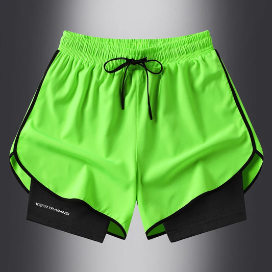 2-in-1 Summer Sports Shorts – Quick-Dry Comfort for Him & Her!