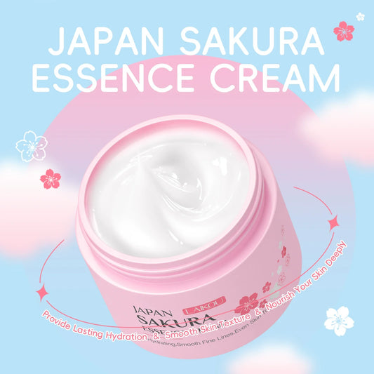 LAIKOU Japan Sakura Face Cream Smoothing Moisturizer Whitening Nourishing Oil Control Moisturizing Skin Care Repair Skin 25g