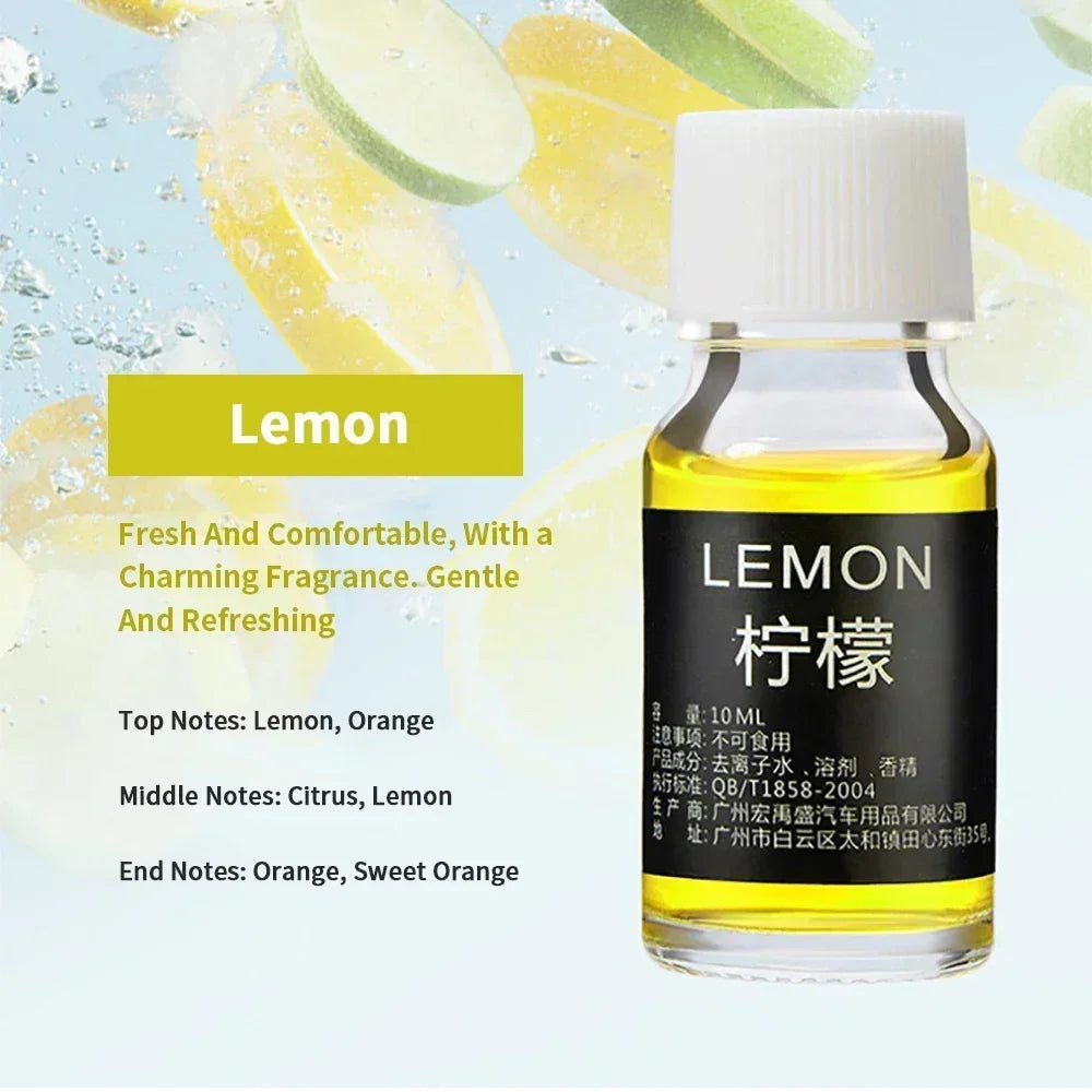 Air Freshener Car Perfume Refill Natural Plant Essential Oil Aroma Diffuser Fragrance Humidifier Essential Oil Freshener