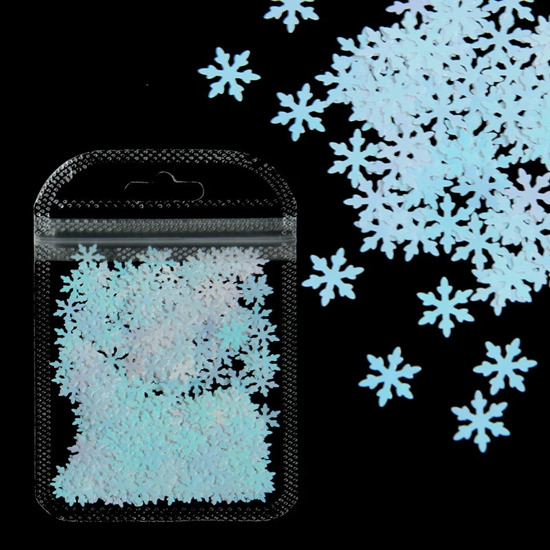 Starstruck Sparkle – Holographic Silver Nail Sequins for Viral DIY Looks
